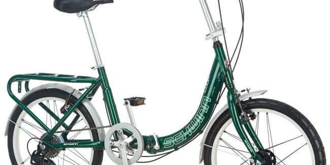 schwinn loop adult folding bicycle